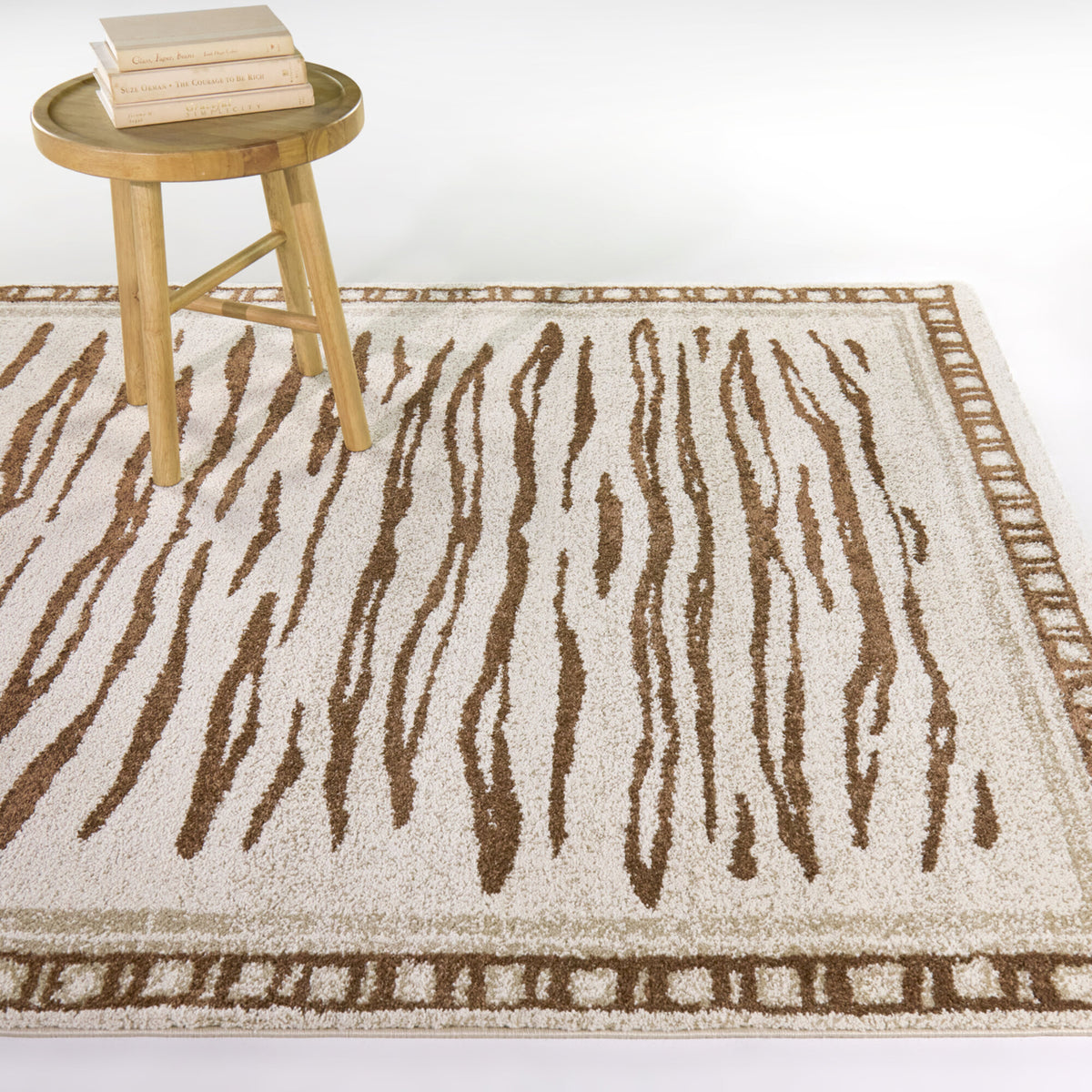 Rhea Boho Animal Print  Area Rug