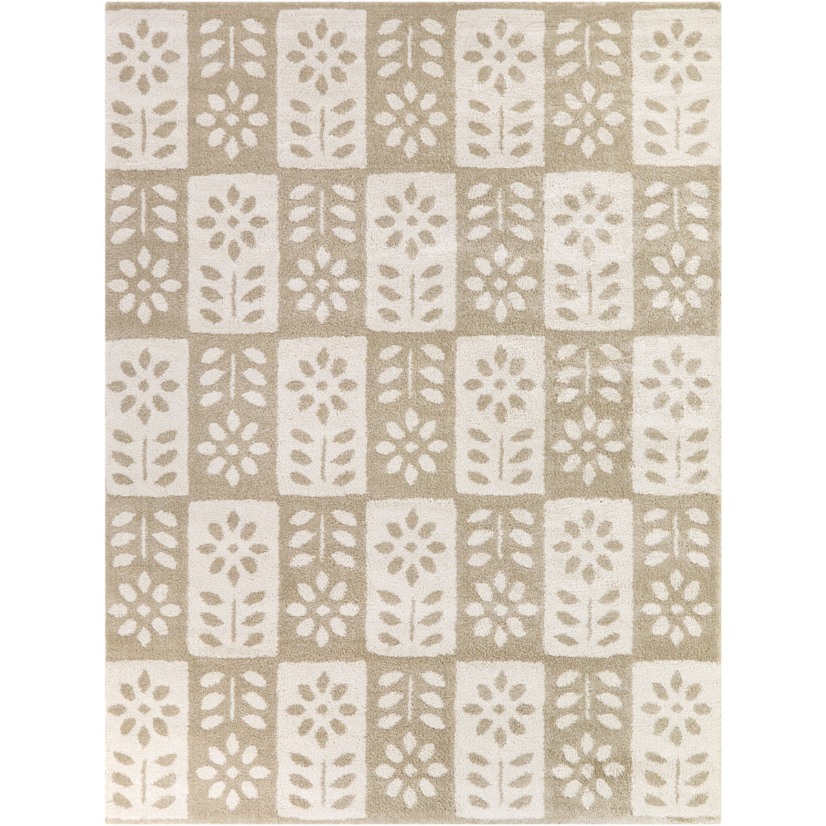 Karol Modern Floral Area Rug