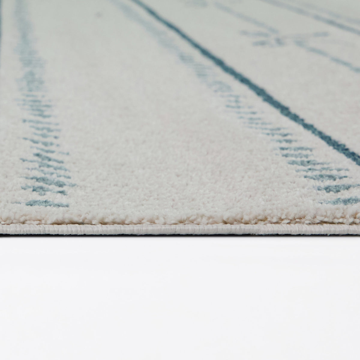 Lia Bow Horizontal Stripes Area Rug