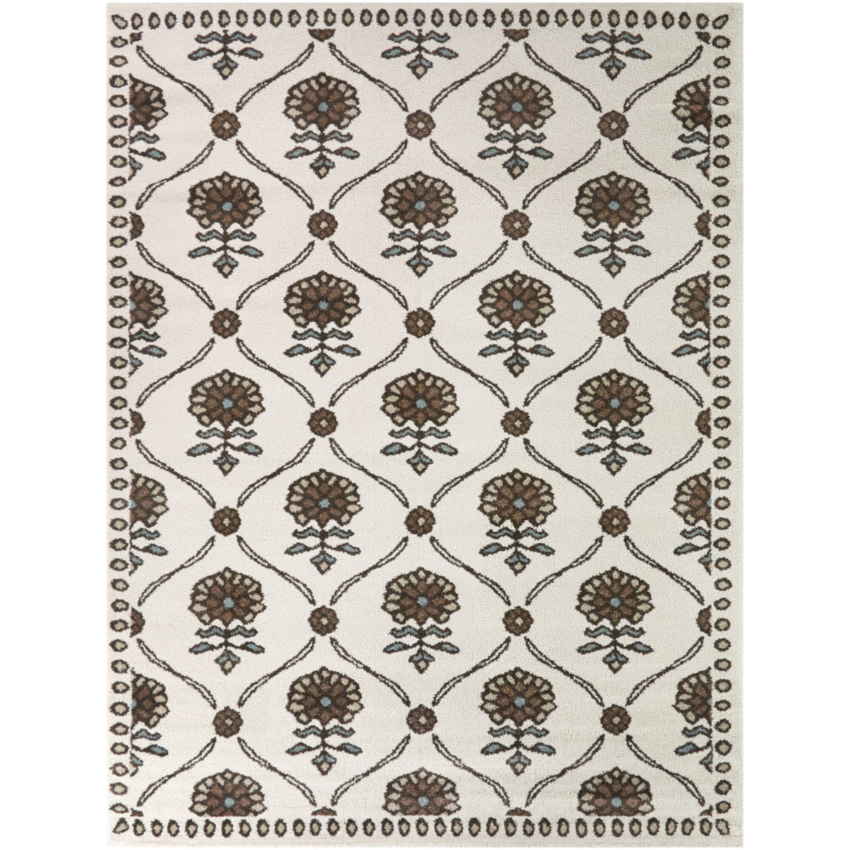 Rousseau Floral Trellis Area Rug