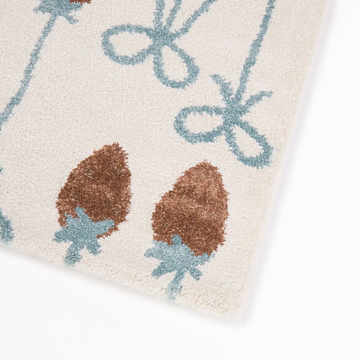 Fields Strawberry Bows Area Rug