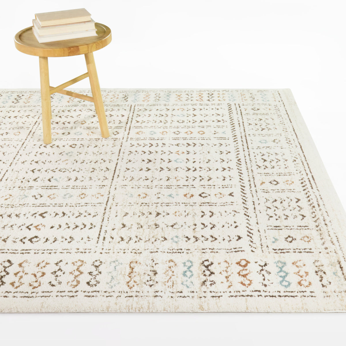 Tiberius Moroccan Geometric  Area Rug