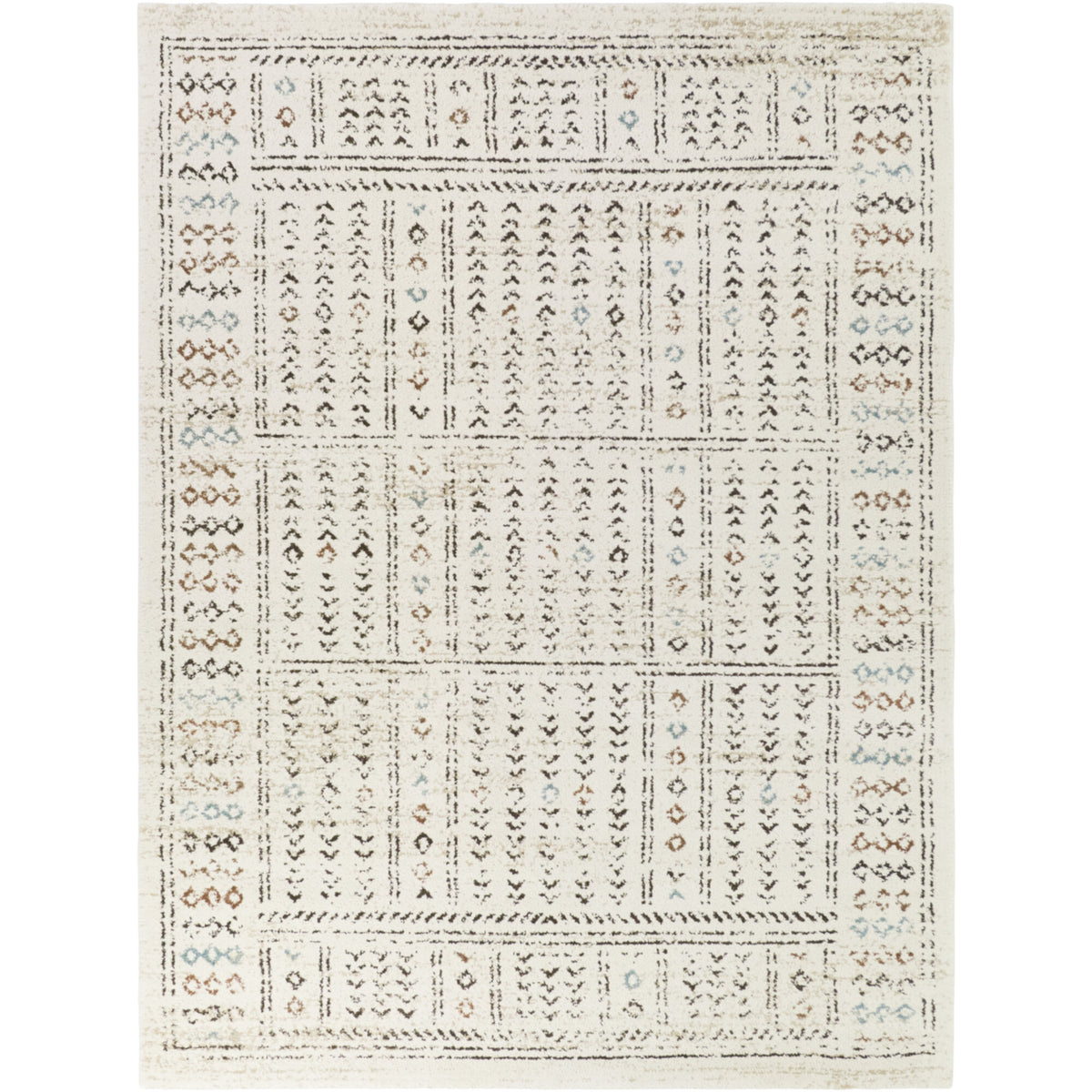 Tiberius Moroccan Geometric  Area Rug