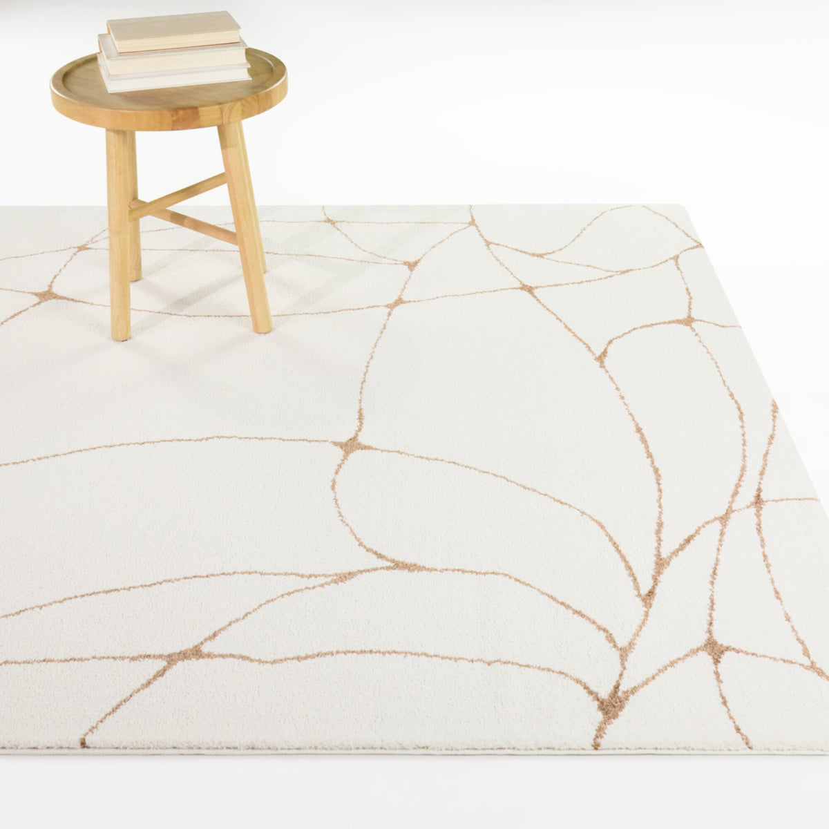 Bathanti Organic Abstract  Area Rug