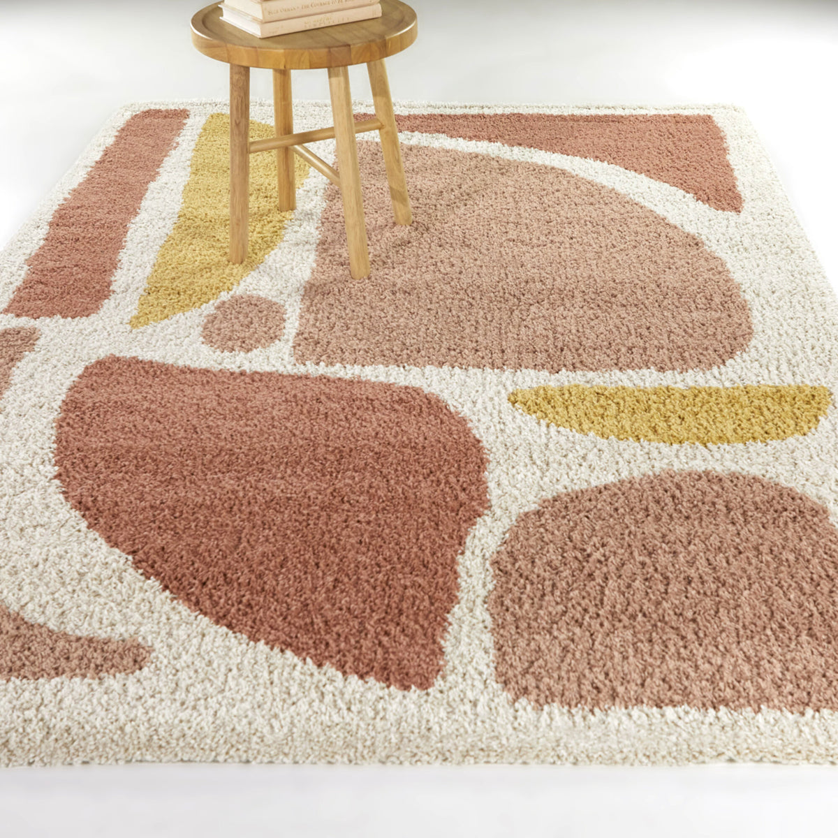 Cesare Abstract Shag Area Rug