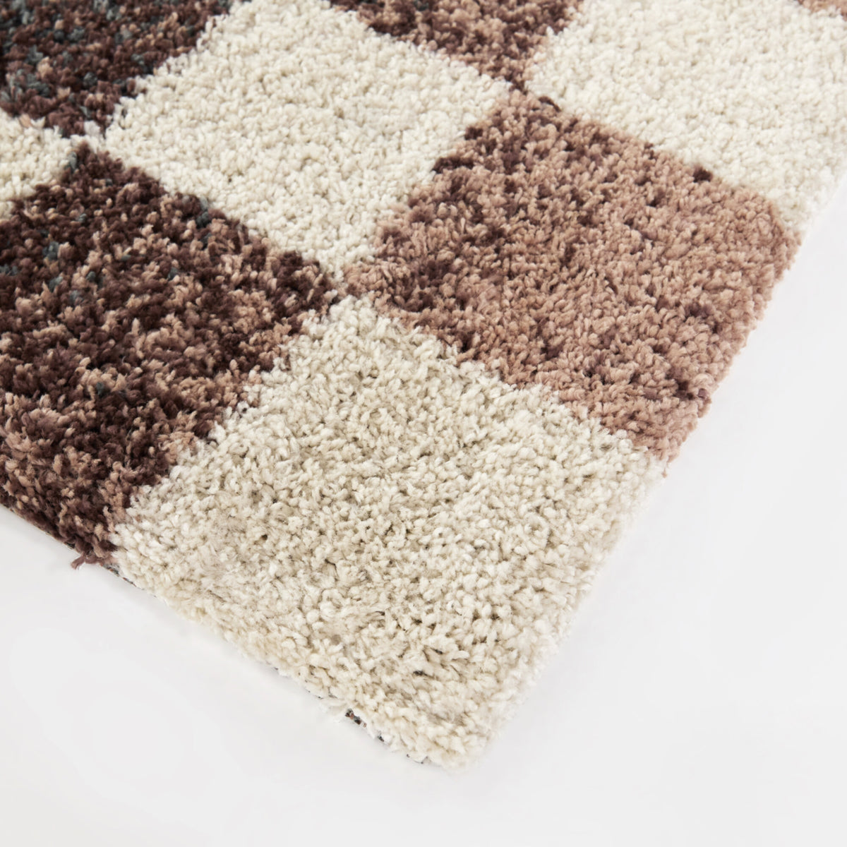 Baruch Checkered Shag Area Rug