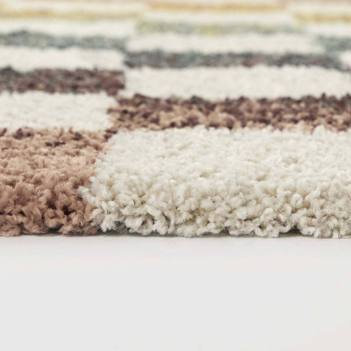 Baruch Checkered Shag Area Rug
