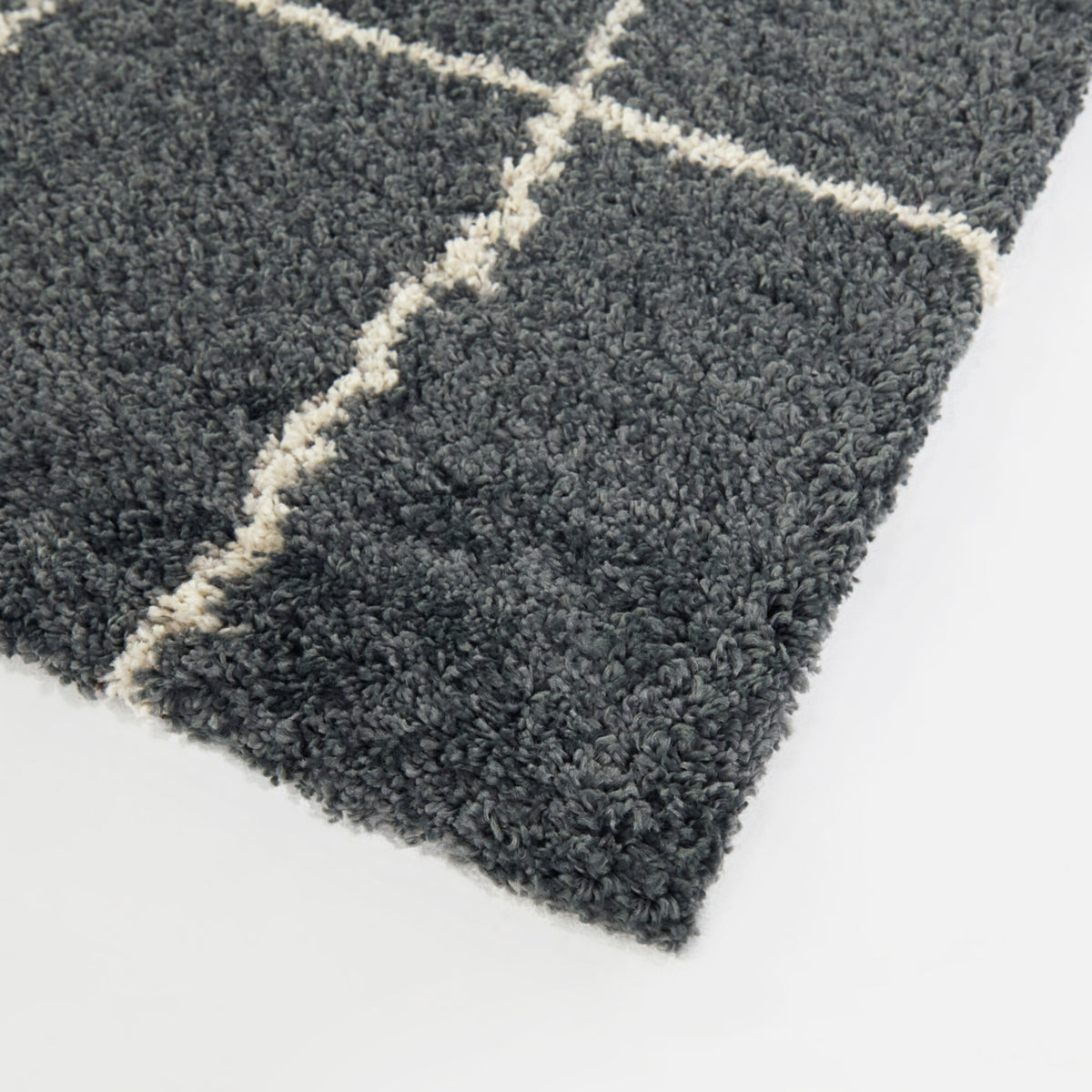 Morton Geometric Shag  Area Rug