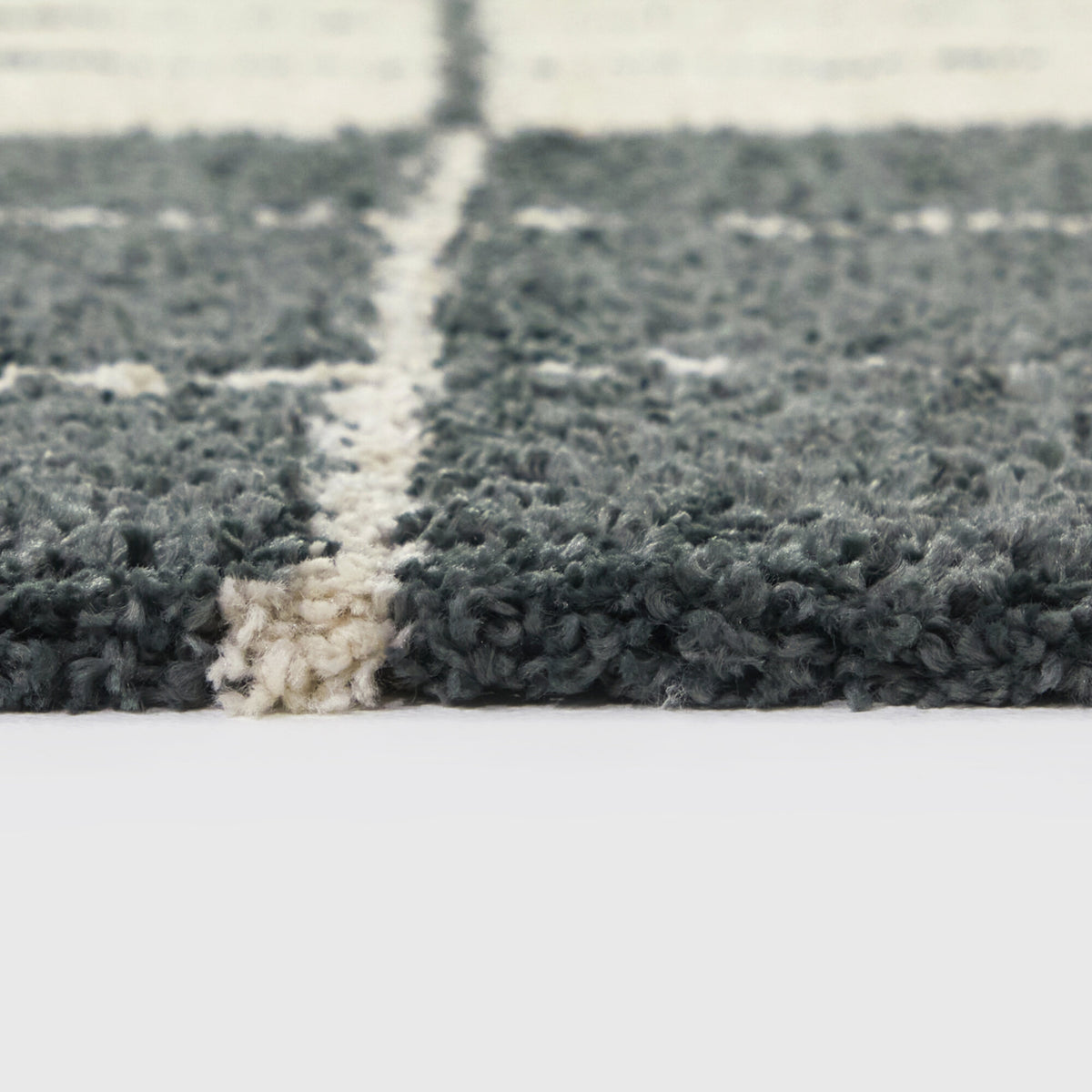 Morton Geometric Shag  Area Rug