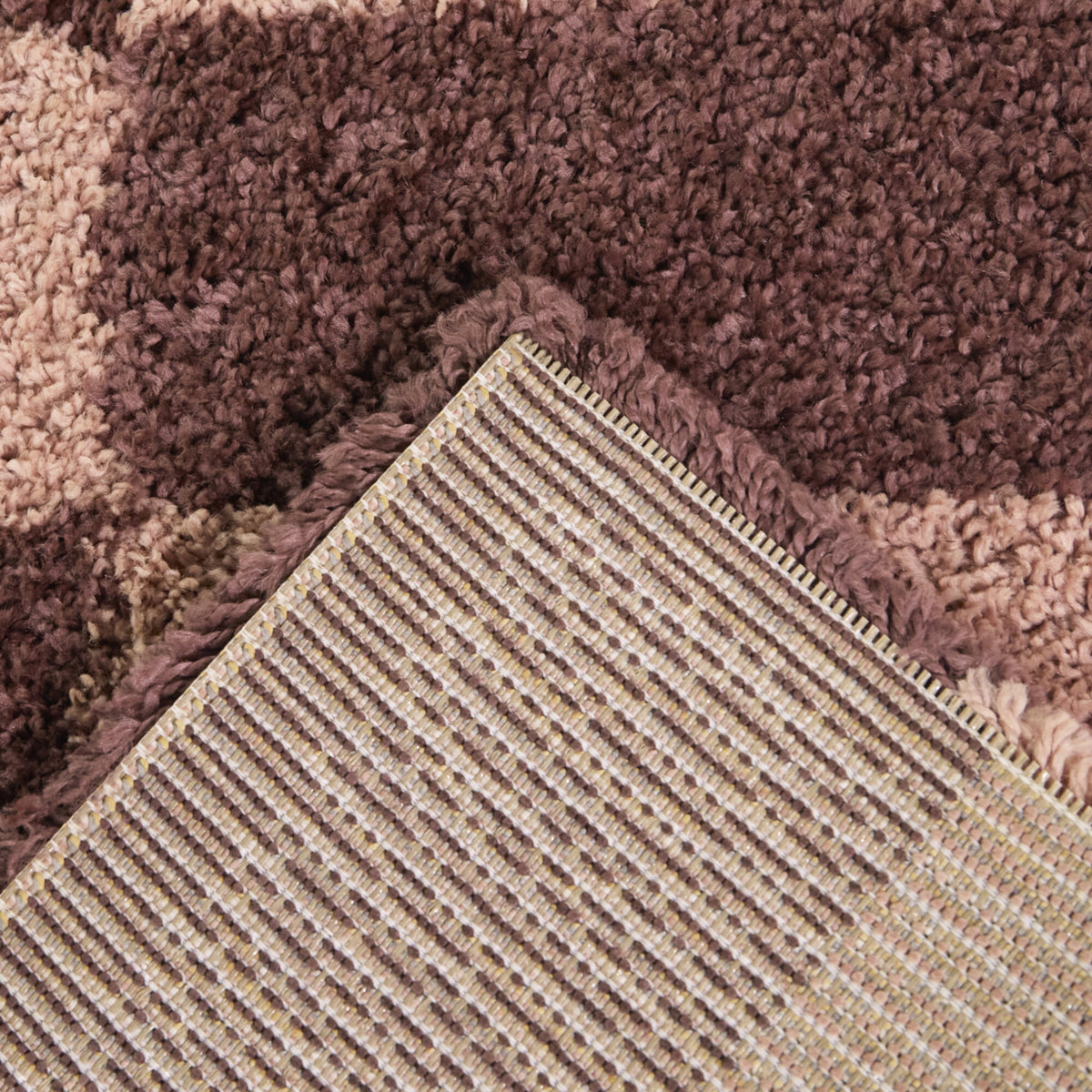 Dixon Checkered Shag Area Rug