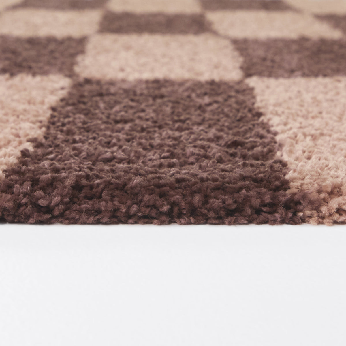 Dixon Checkered Shag Area Rug