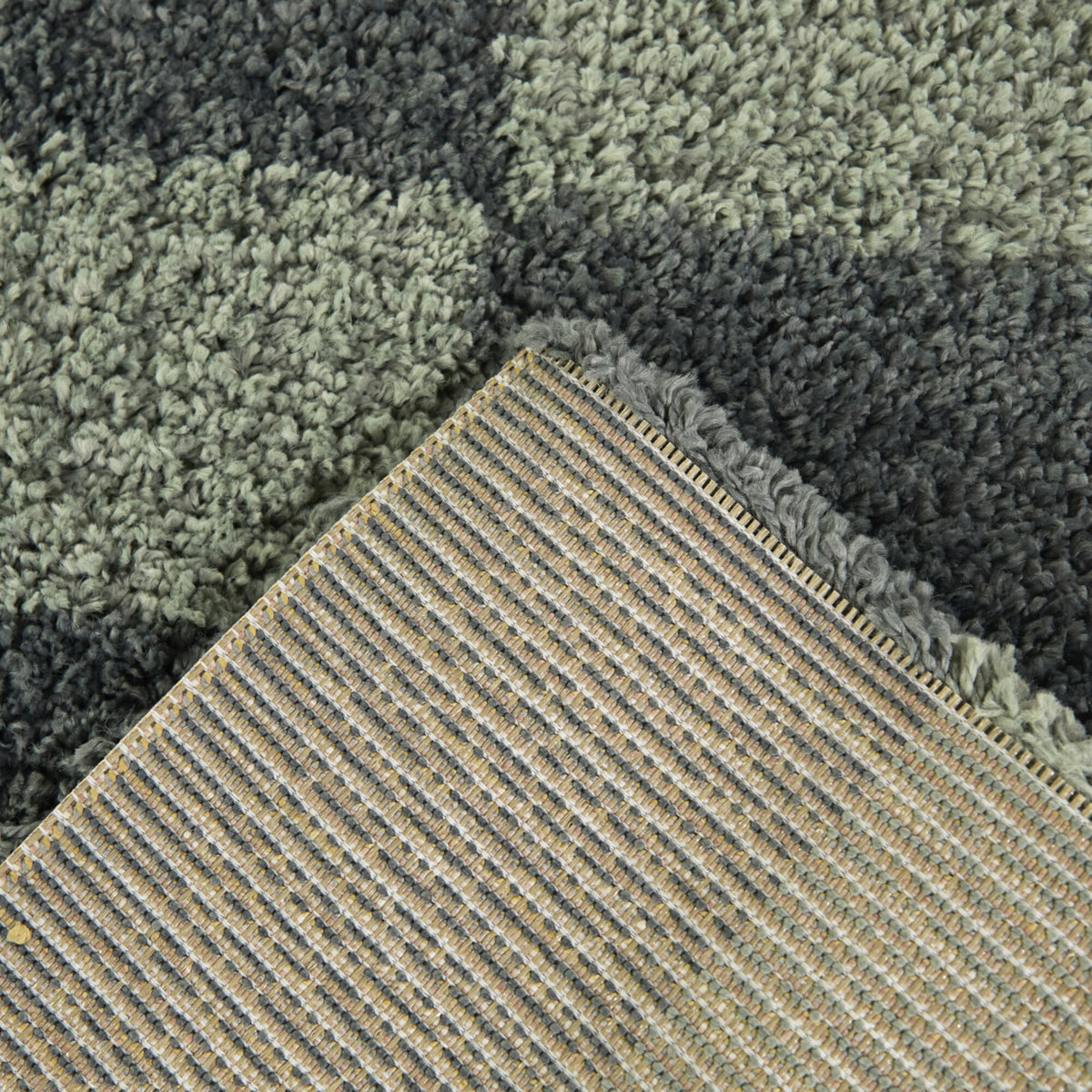 Dixon Checkered Shag  Area Rug