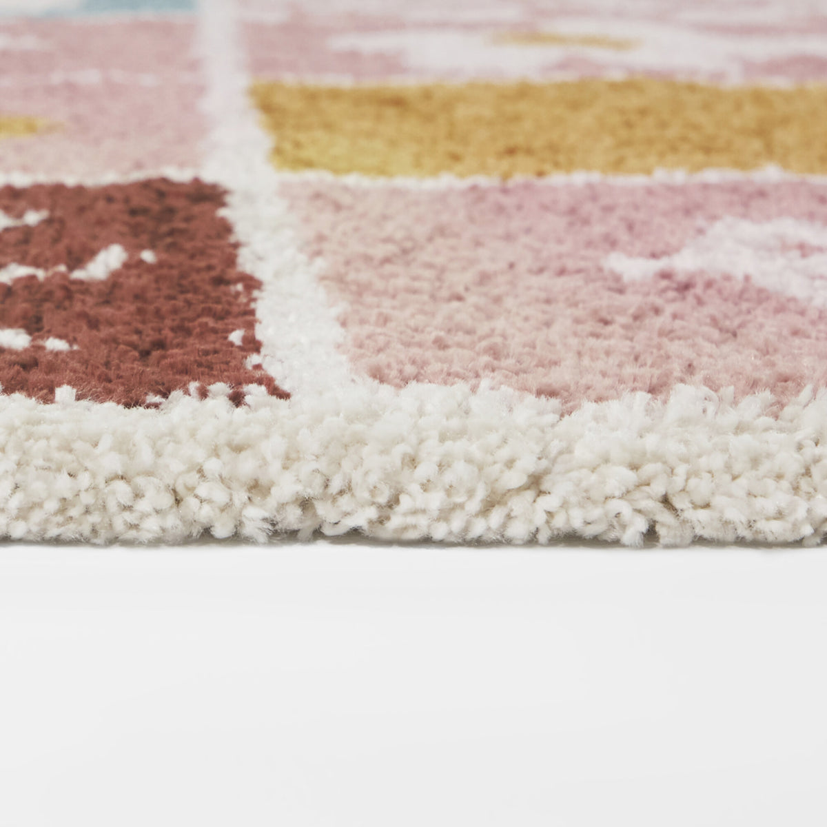 Kids Colorblock Icon Area Rug