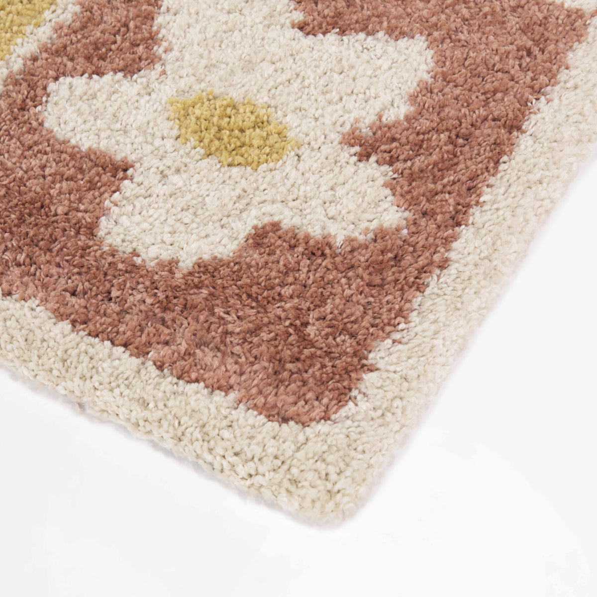 Kids Flower Shag Area Rug