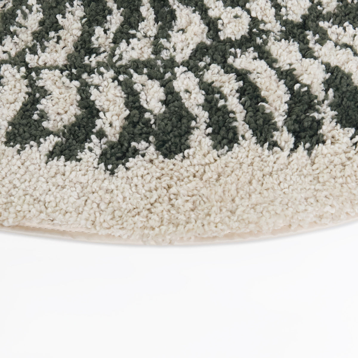 Grove Botanical Border Oval Area Rug