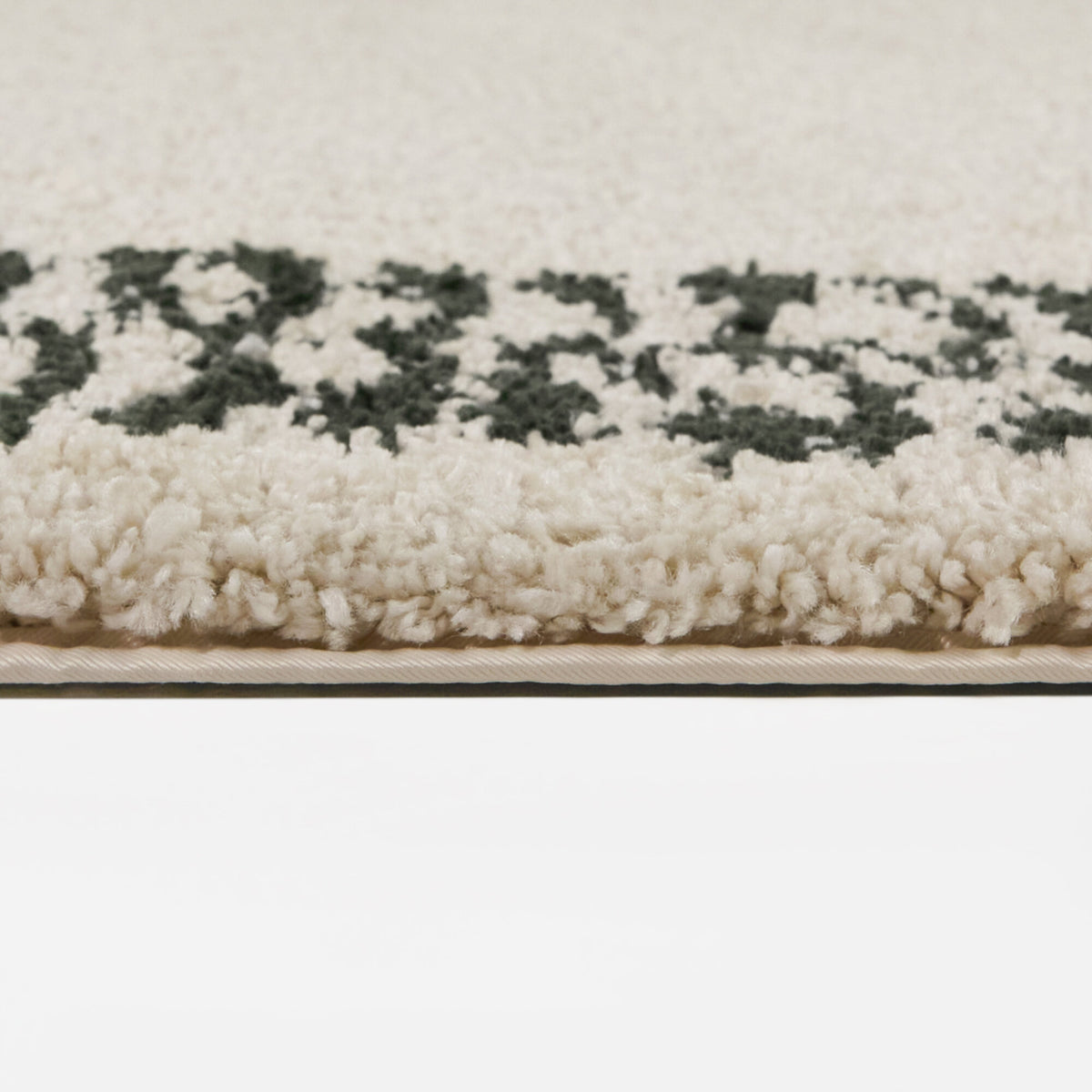 Grove Botanical Border Oval Area Rug