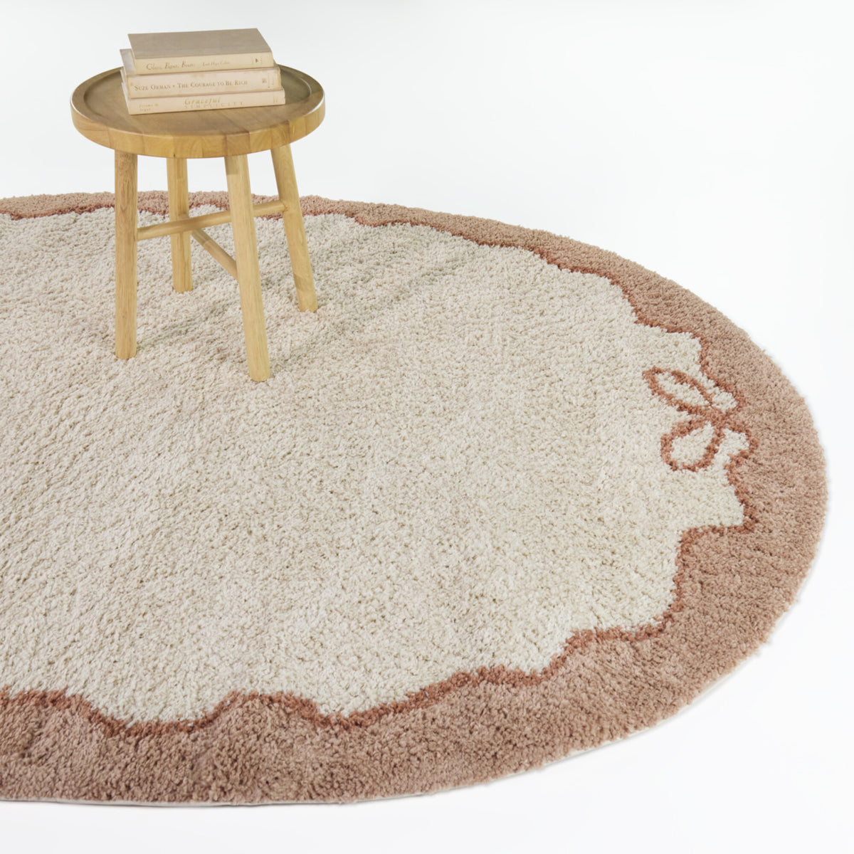 Hilary Ribbon Border Area Rug