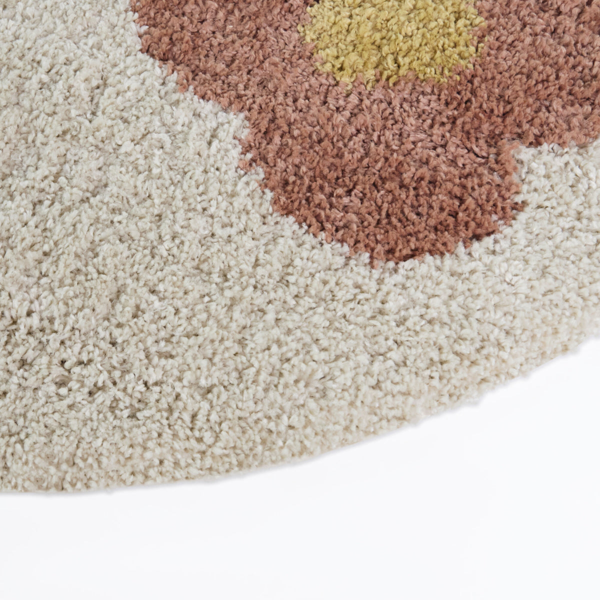 Laurel Flower Border Area Rug