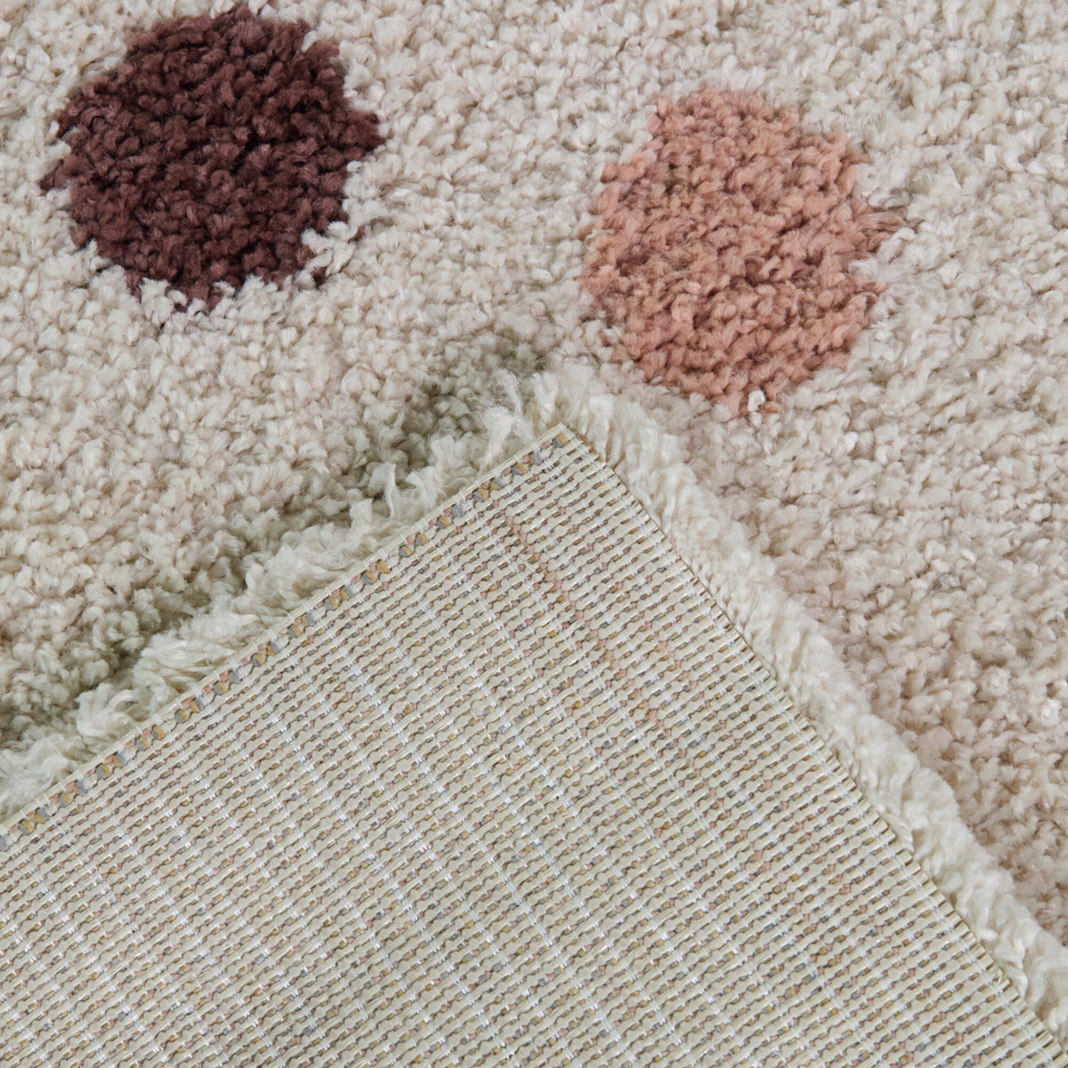 Janel Kids Multi-Color Dots Area Rug