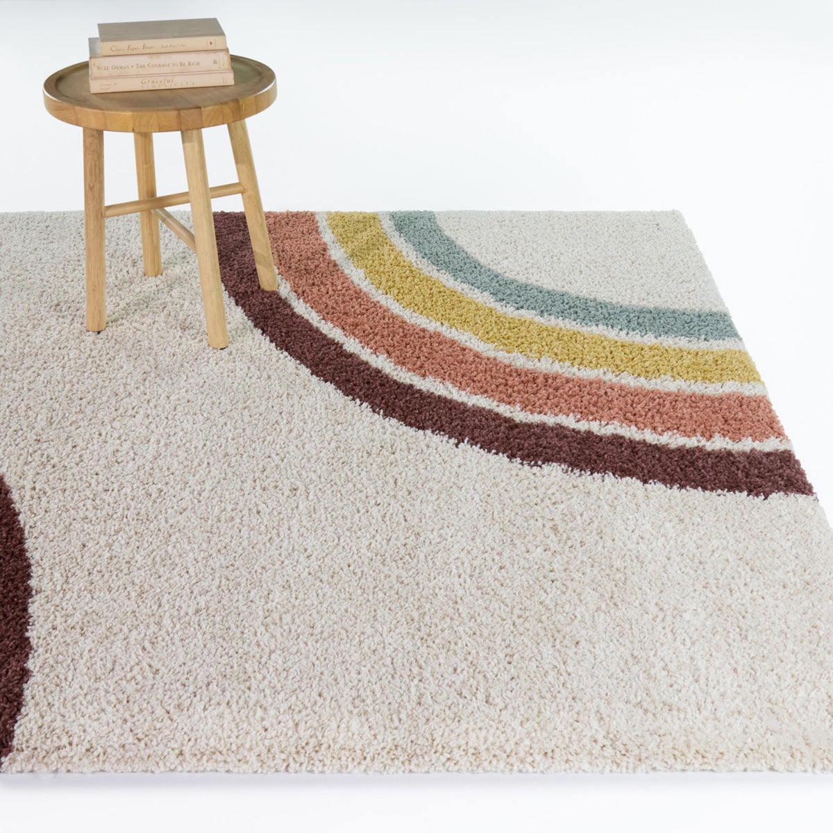 Everly Kids Boho Rainbows Area Rug