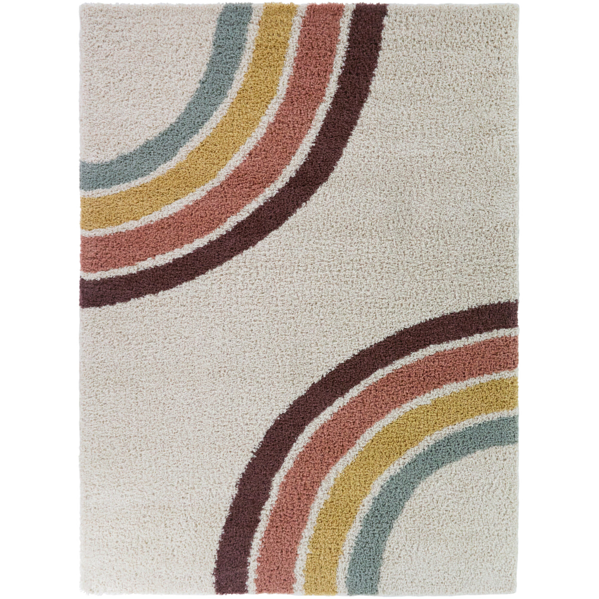 Everly Kids Boho Rainbows Area Rug
