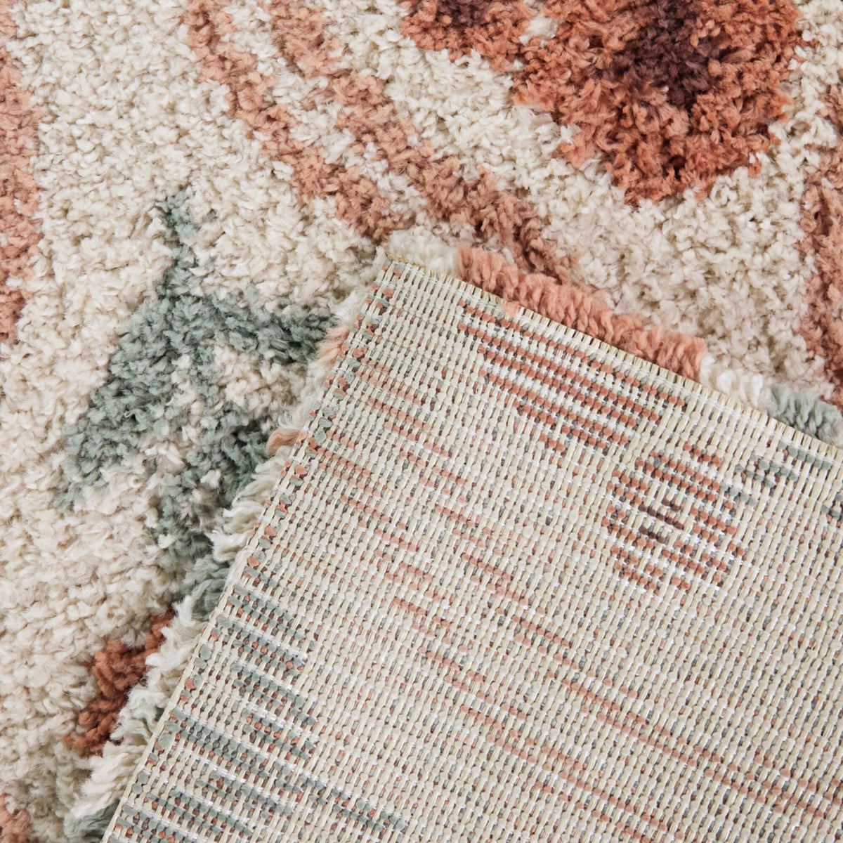 Dahlia Striped Floral Area Rug