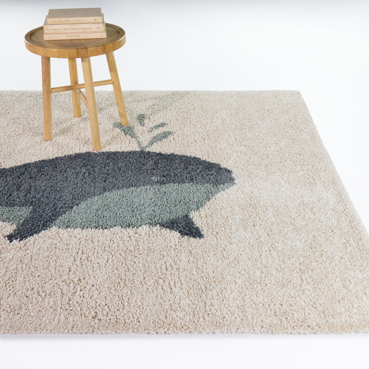 Saltaire Whale Motif Area Rug