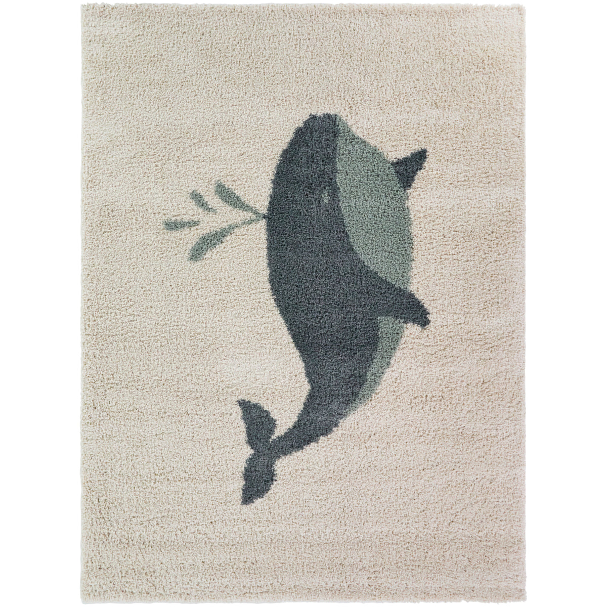 Saltaire Whale Motif Area Rug