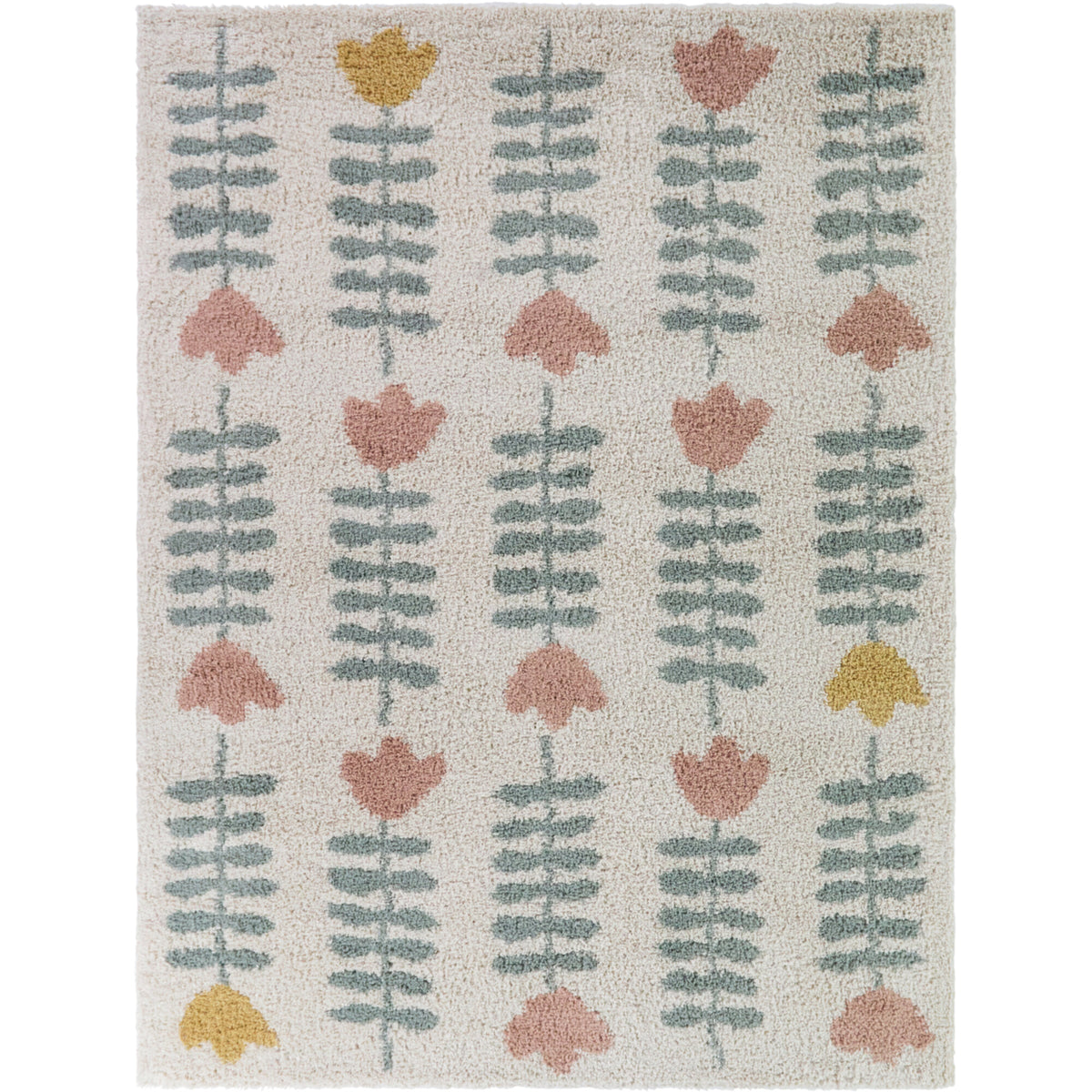 Hawthorne Floral Stripes Area Rug