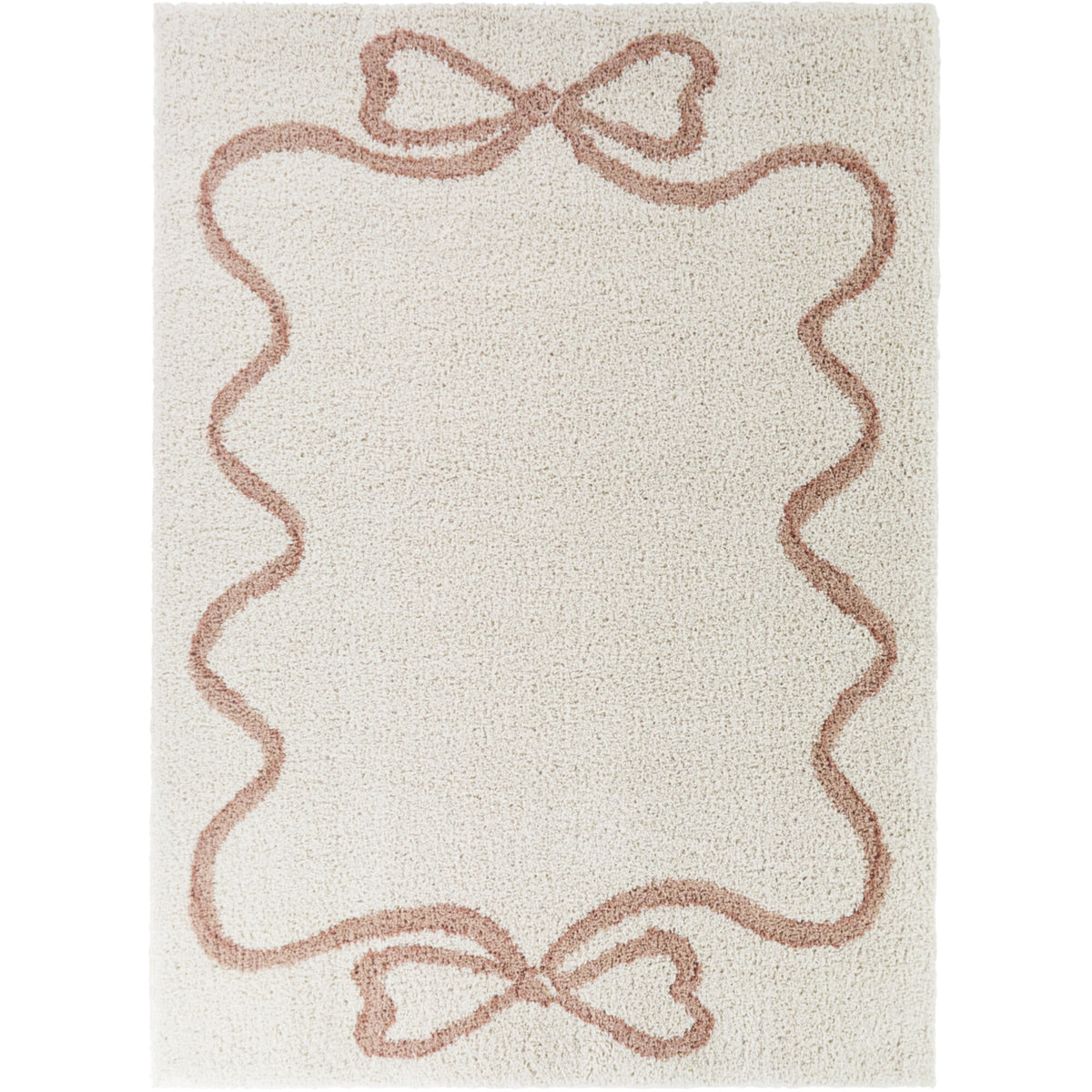Valentina Bows Border Area Rug