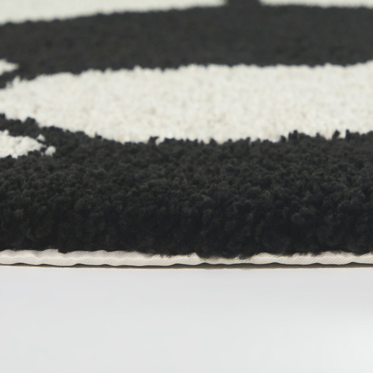 Kids Soccer Ball Shag Area Rug