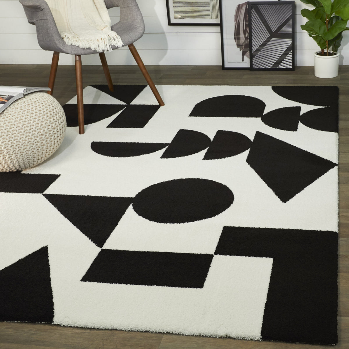 Steiner Abstract Geometric Area Rug