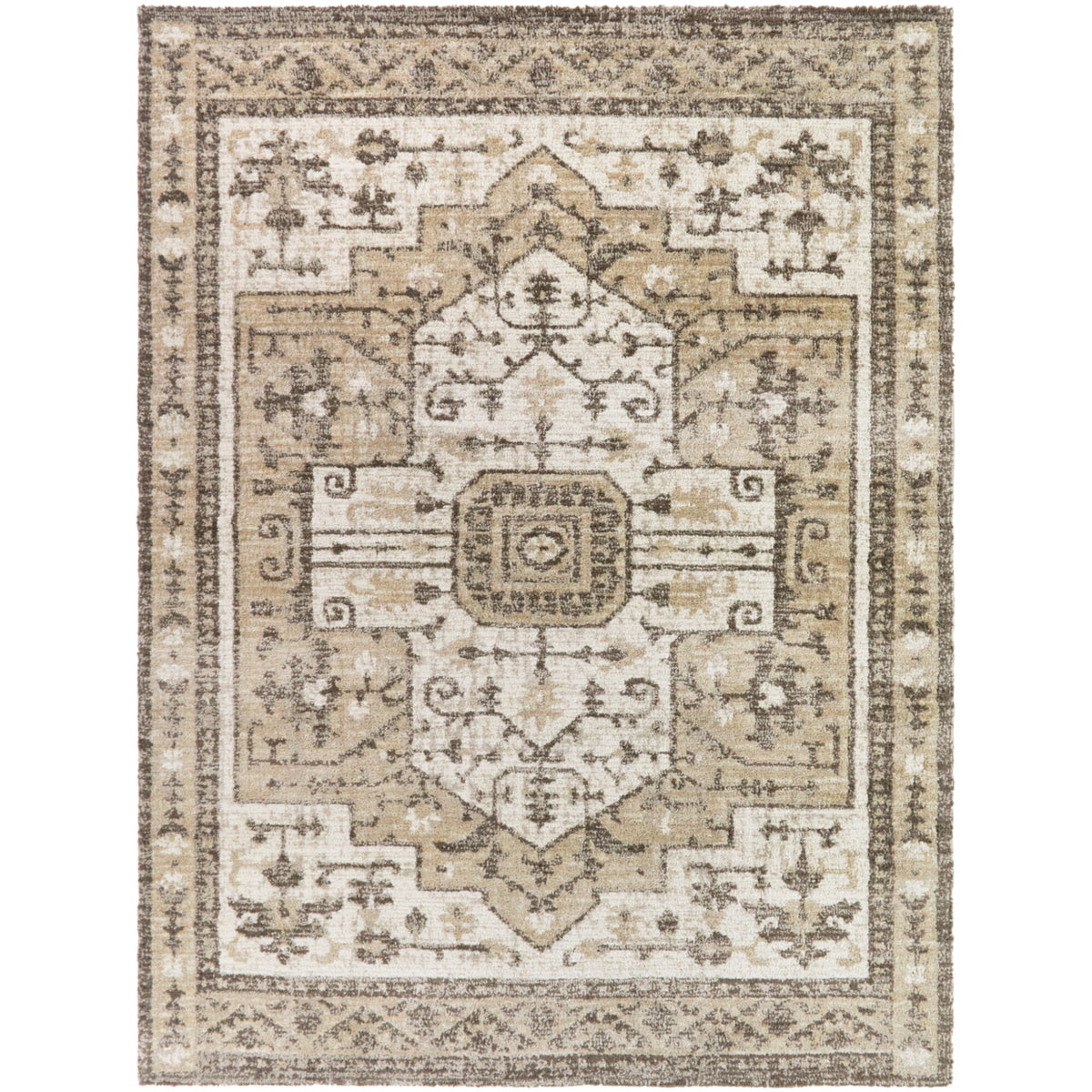 Atkins Traditional Medallion Area Rug