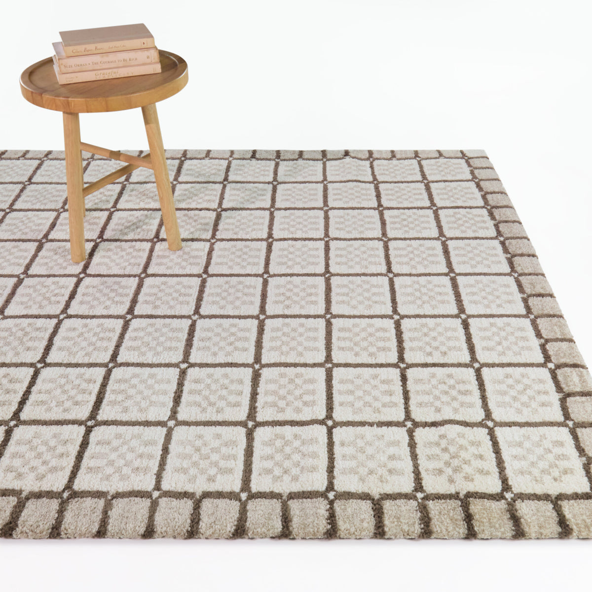 Milles Geo Grid Area Rug
