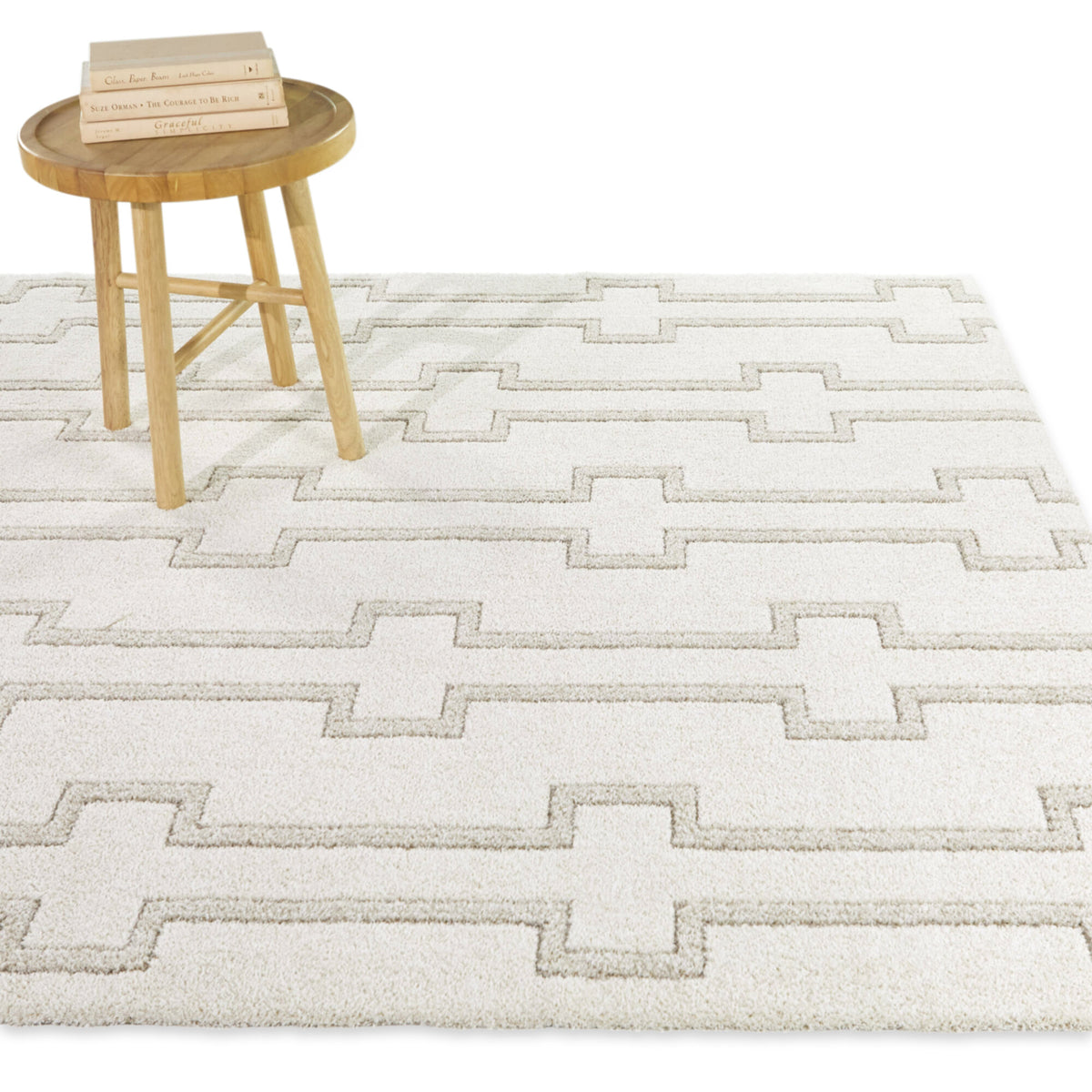 Iverson Transitional Striped Area Rug