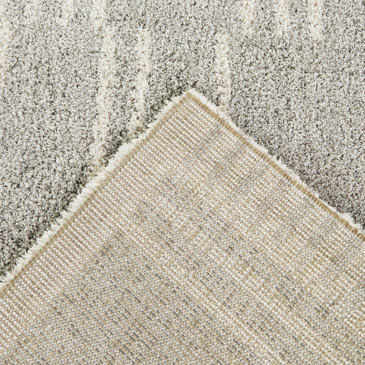 Ulric Distressed Modern Stripe  Area Rug