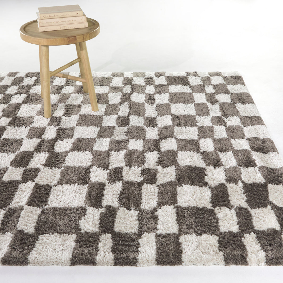 Percival Abstract Checkered  Area Rug