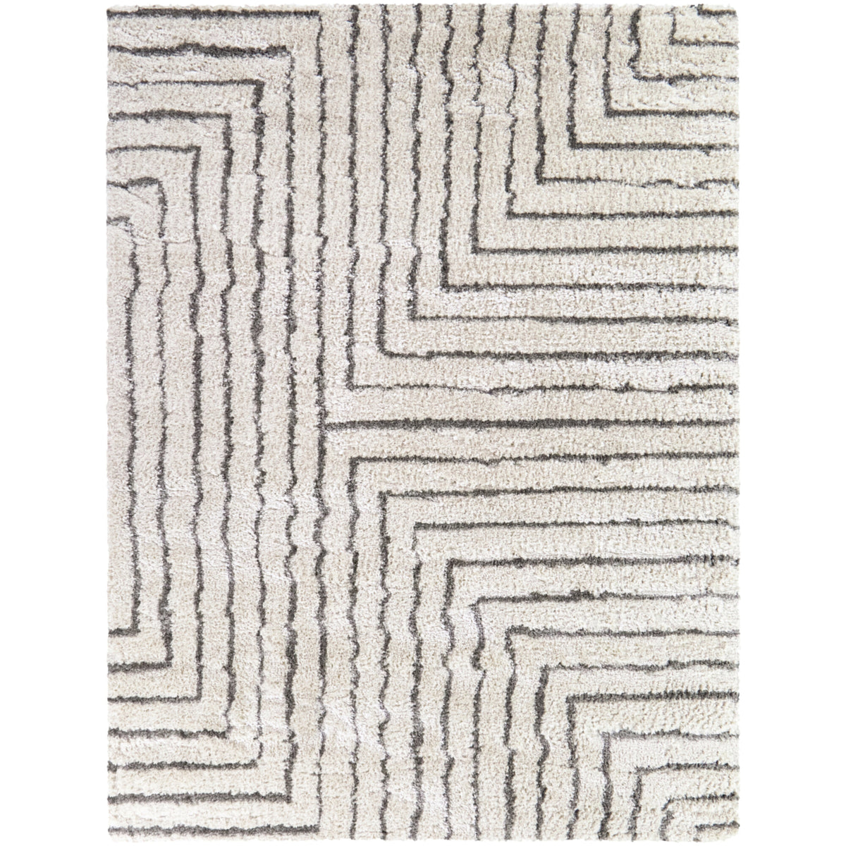 Knowles Modern Striped  Area Rug