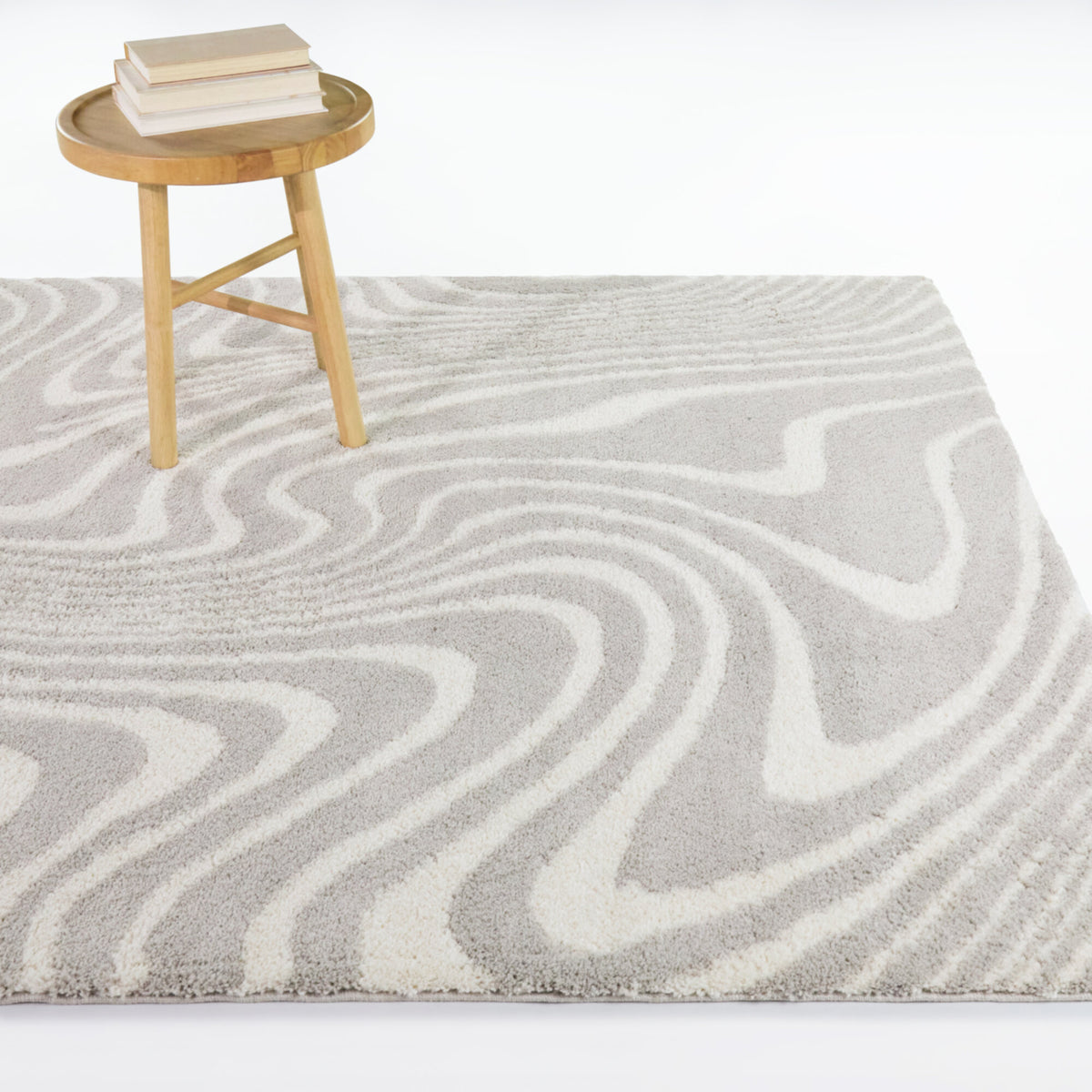 Bandinelli Wavy Abstract Modern  Area Rug