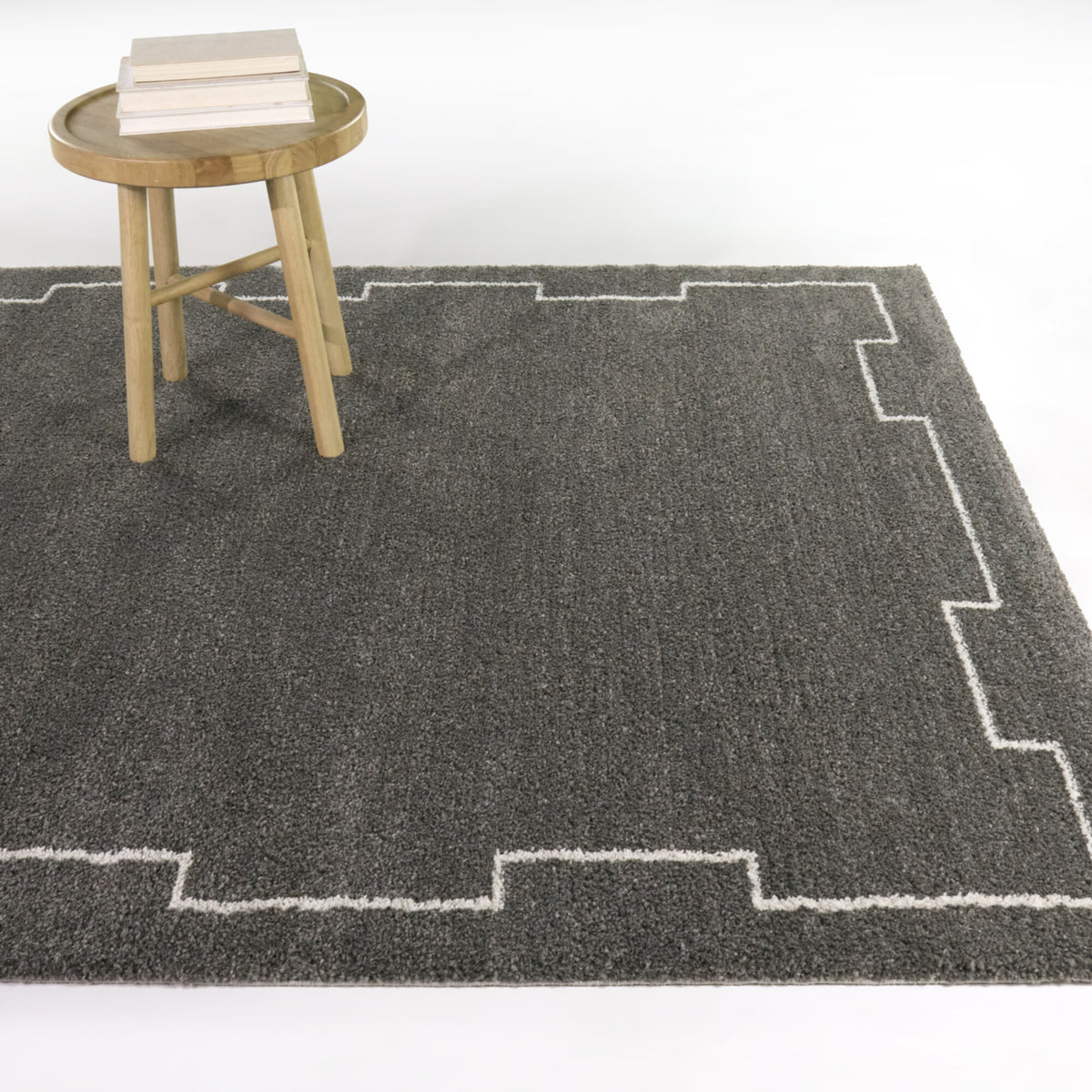 Clive Transitional Border  Area Rug