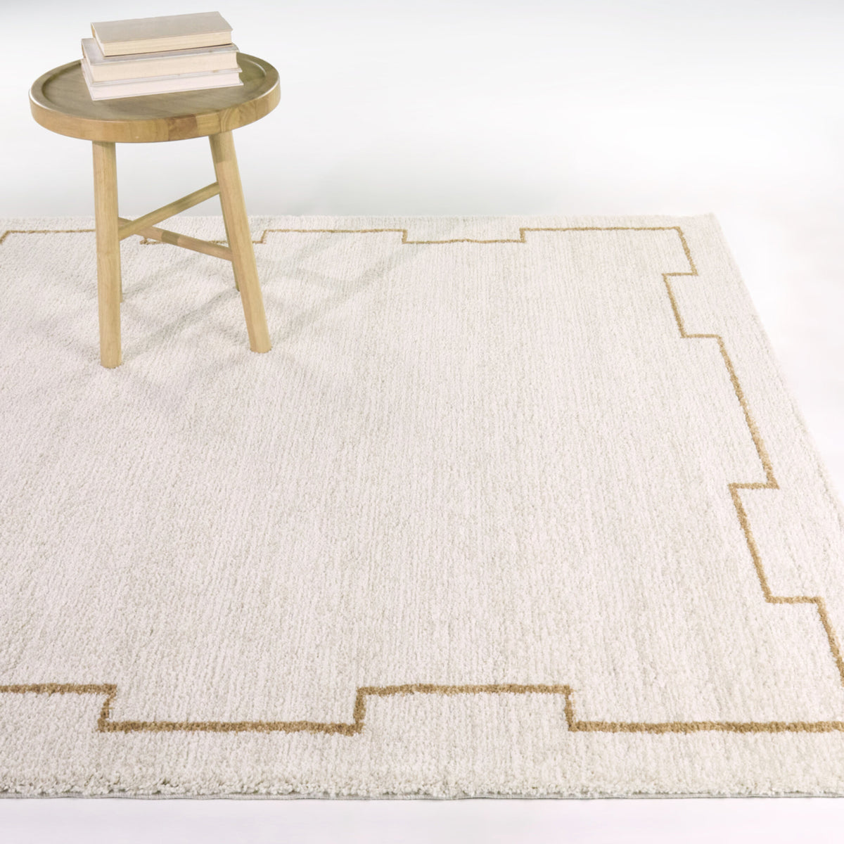 Clive Transitional Border  Area Rug