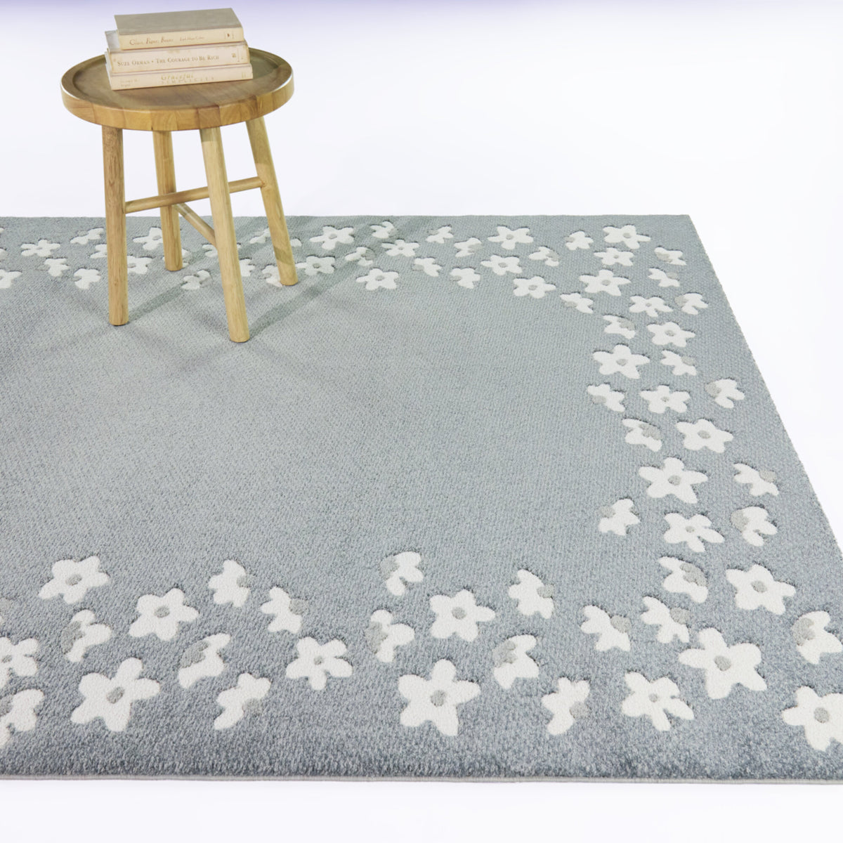Persephone Floral Border Area Rug