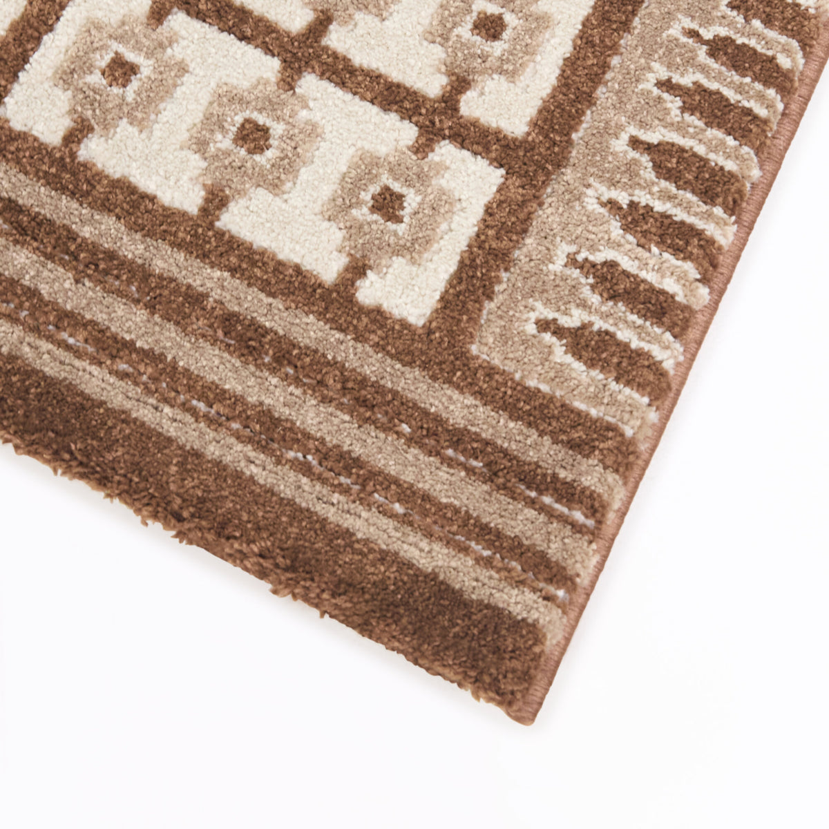 Pompeo Boho Grid Area Rug