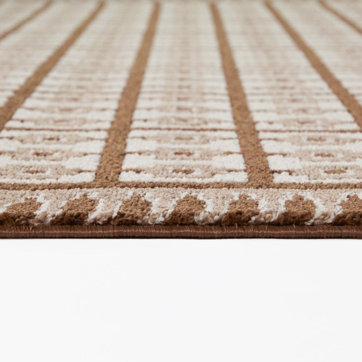 Pompeo Boho Grid Area Rug