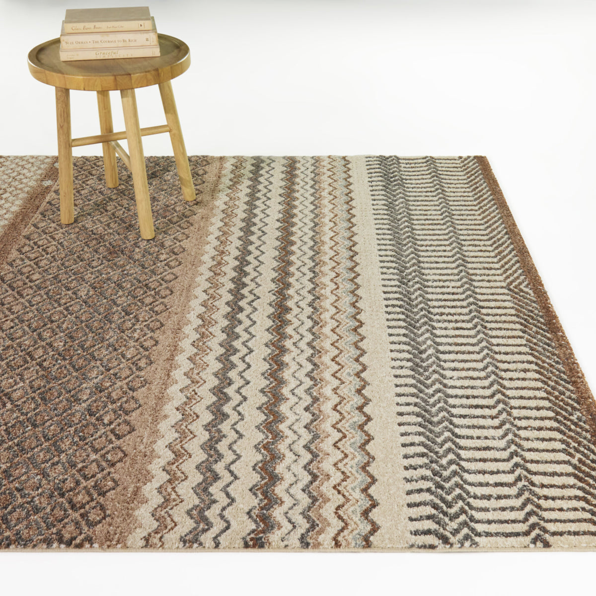 Barreau Chevron Boho Area Rug