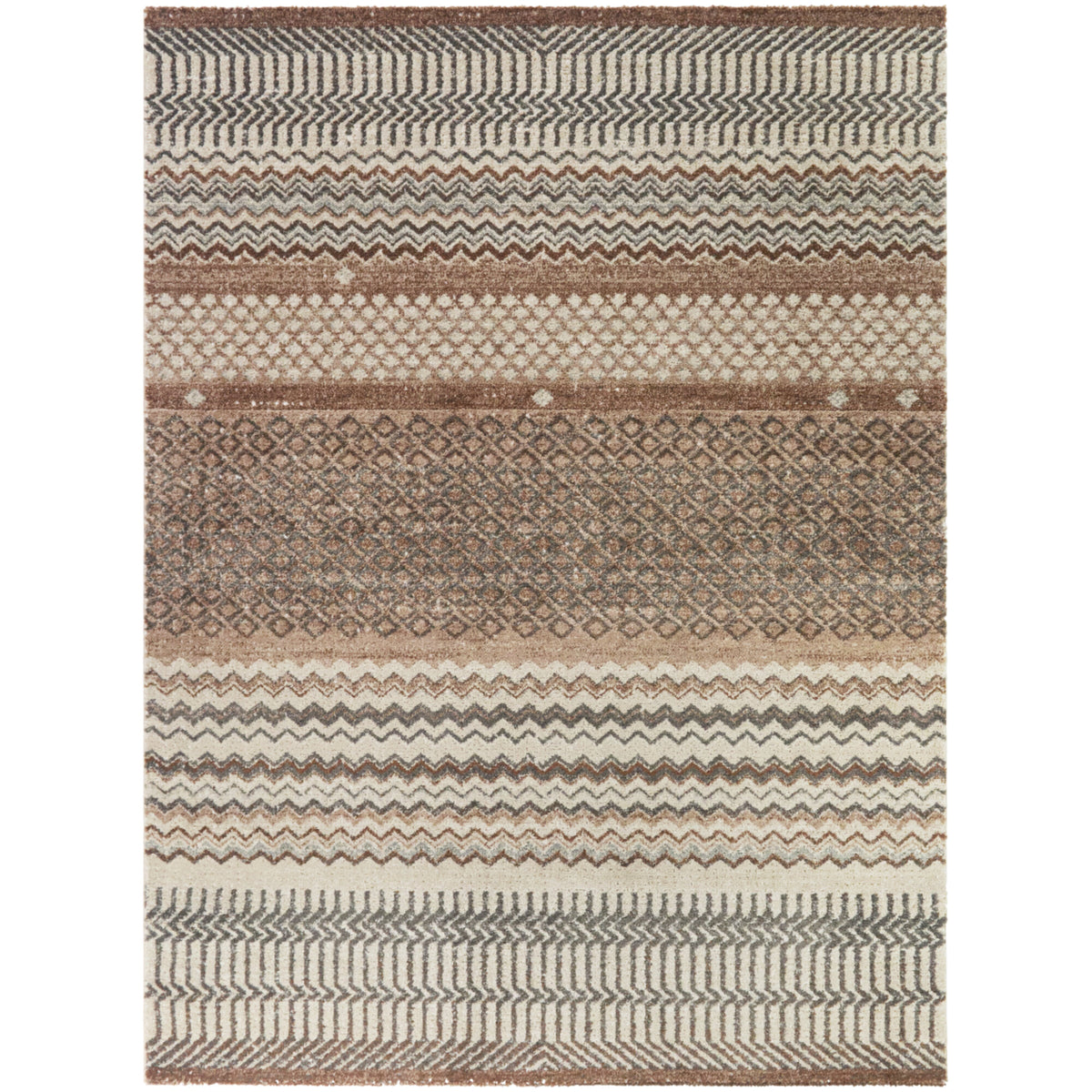 Barreau Chevron Boho Area Rug