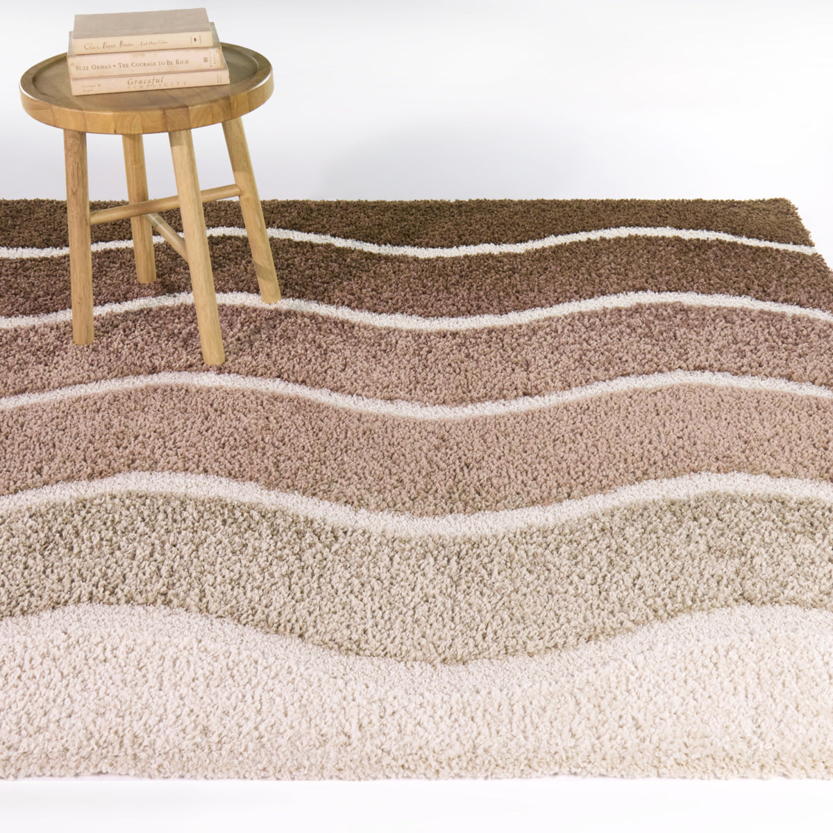 Landolin Ombre Squiggle Area Rug