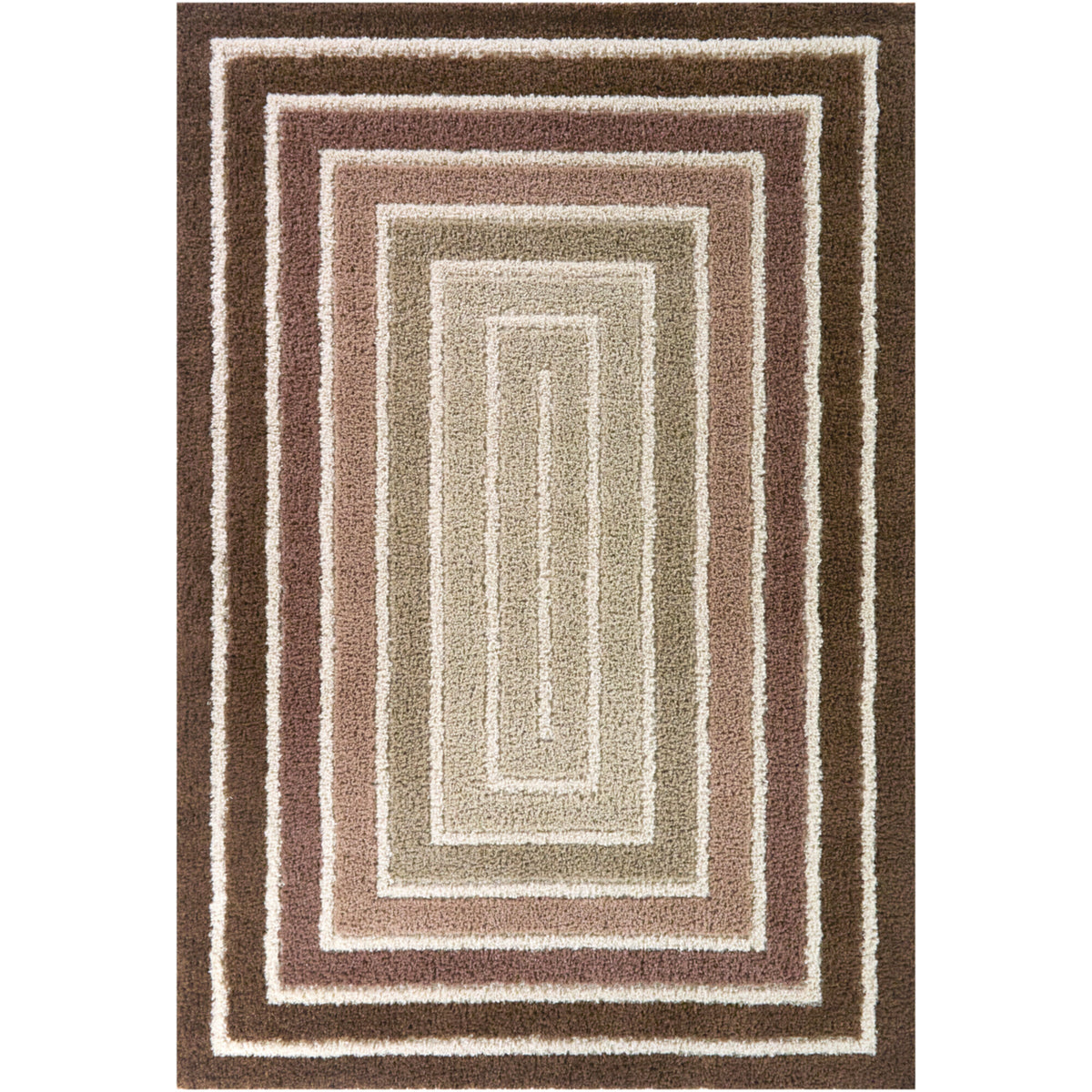 Jacinto Ombre Border Area Rug