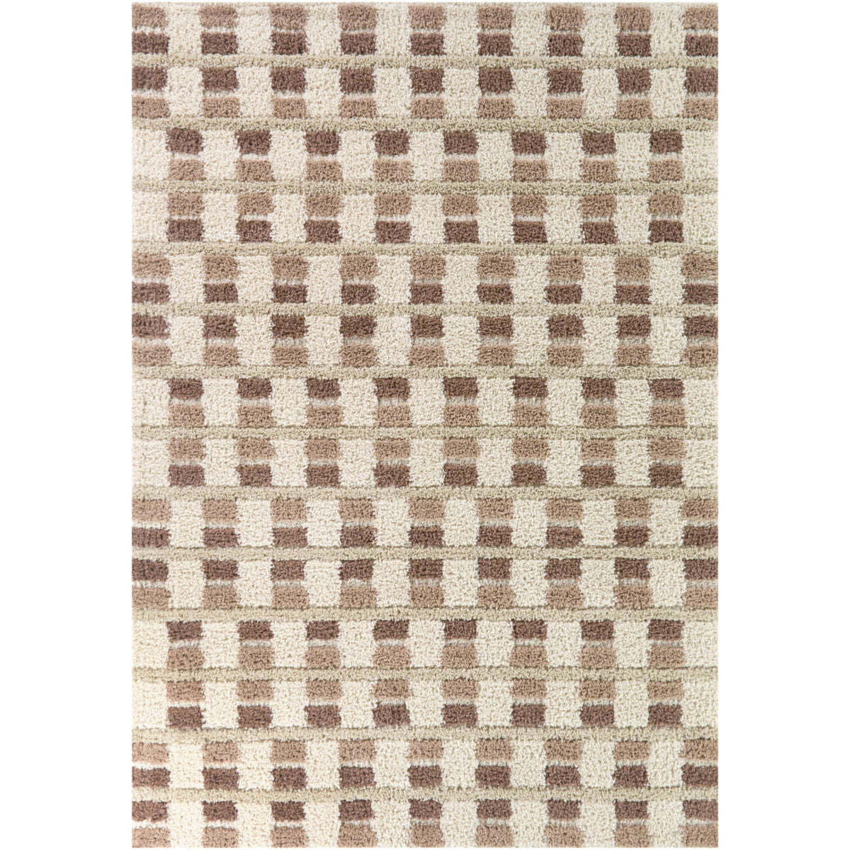 Hanneke Scandinavian Grid Area Rug