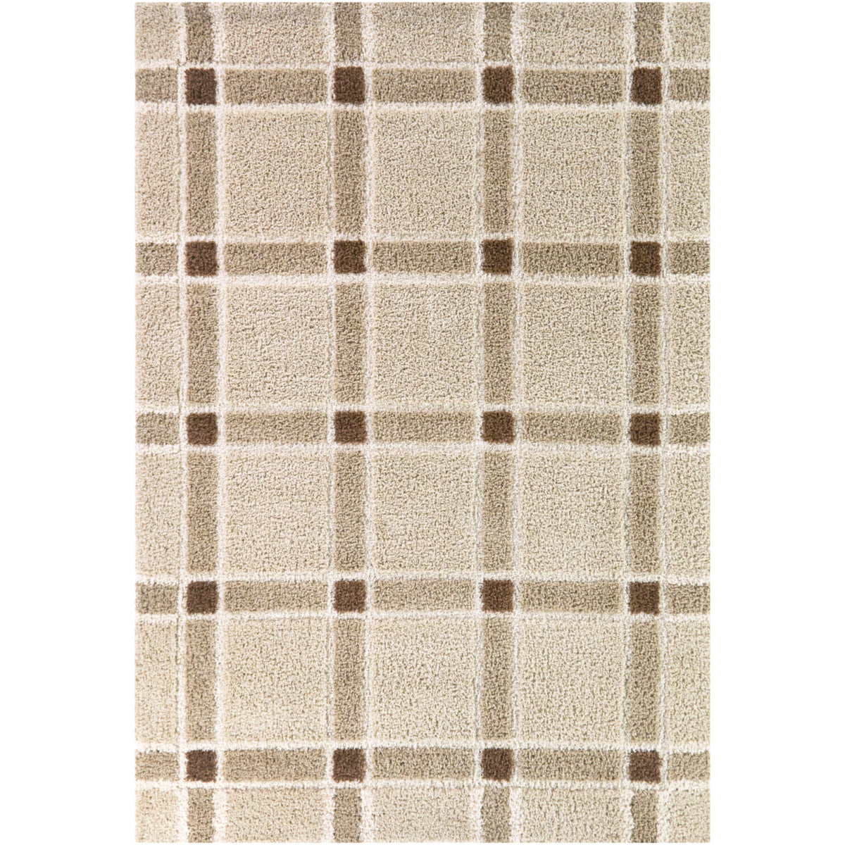Galvez Scandinavian Grid Area Rug